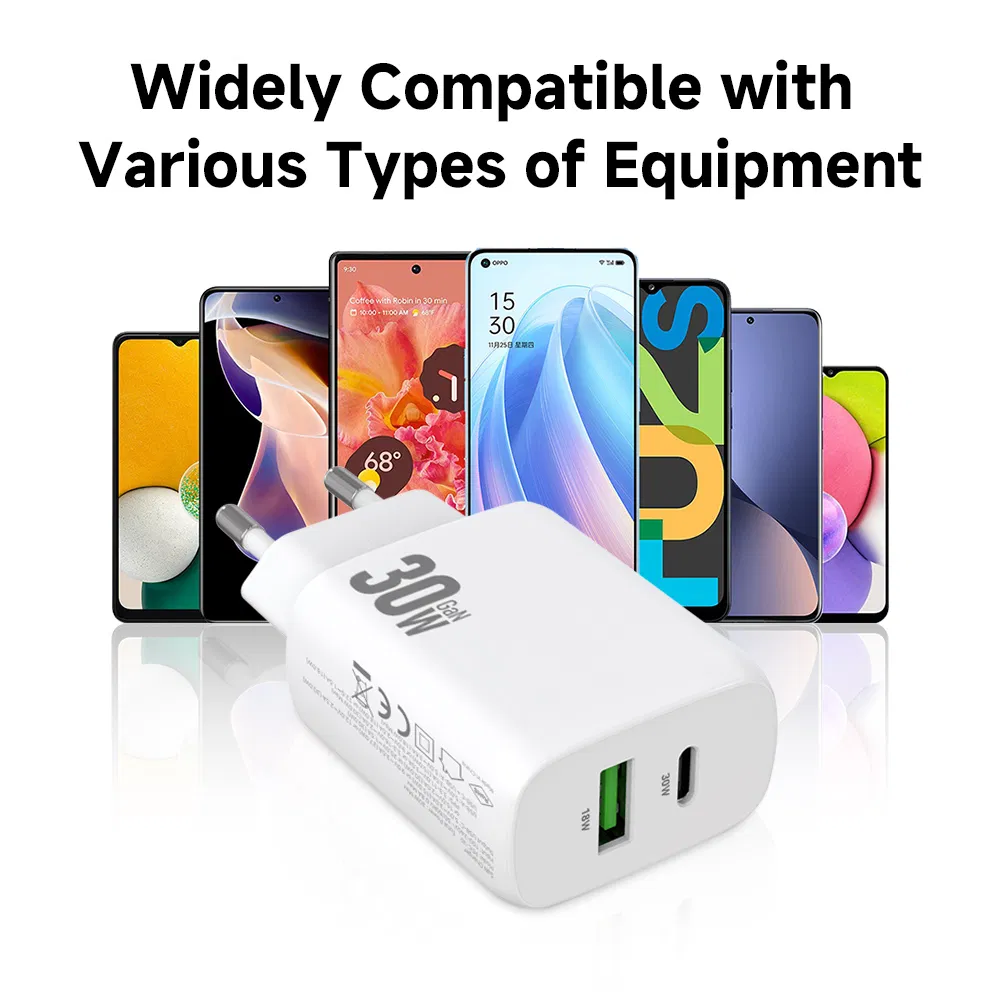 Зарядное устройство Amorus 30W GaN с двумя портами