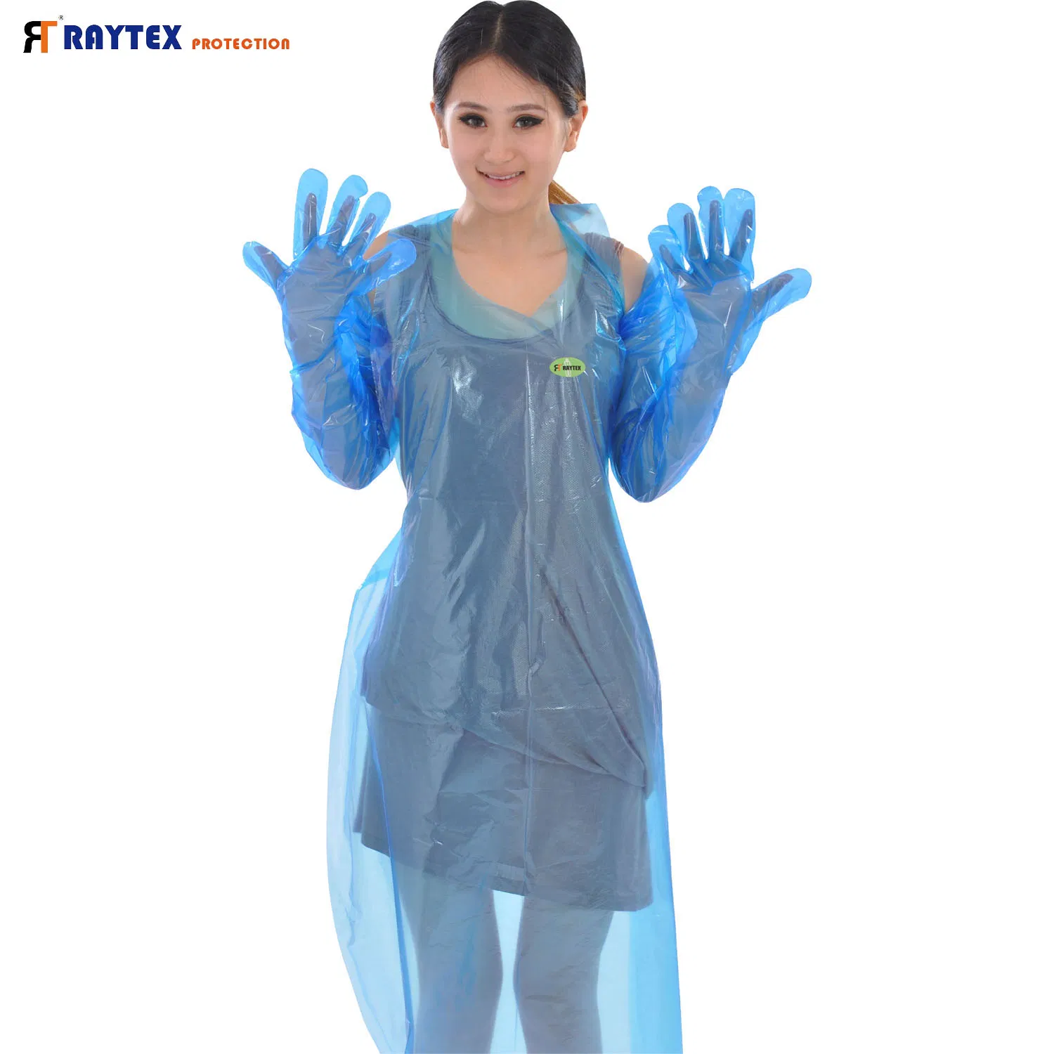 Disposable PE LDPE Non Woven Long Gloves