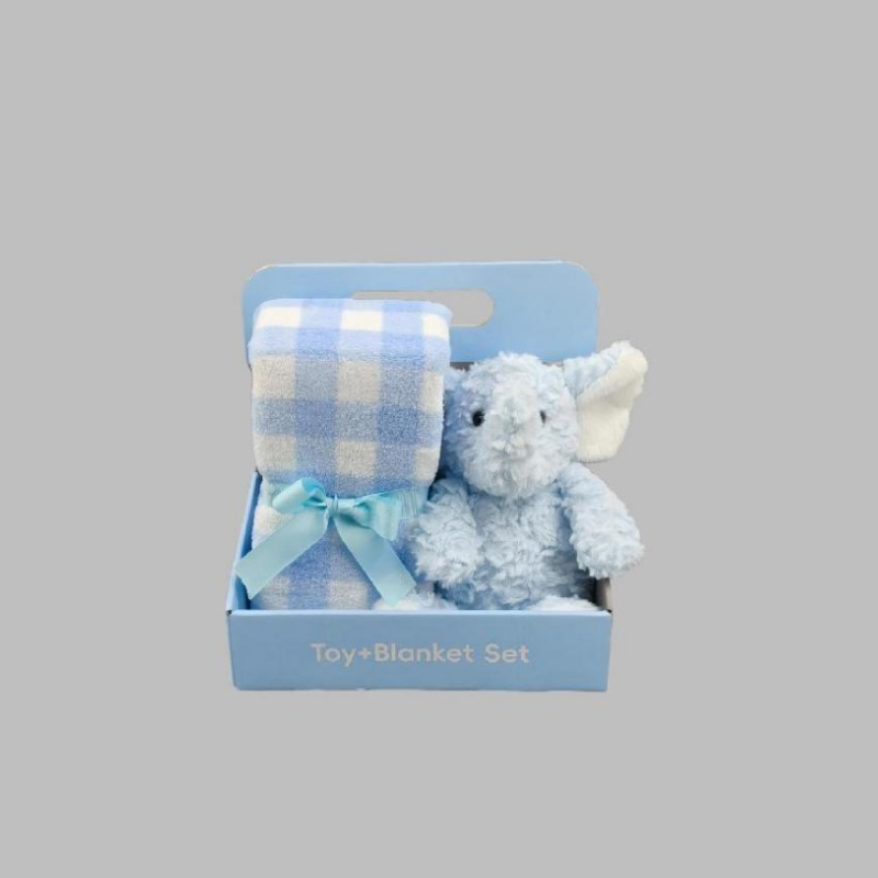 Wholesale Animal Toys with Blanket Cozy Plush Baby Security Blanket Loveys for Baby Girls Boys Animal Face