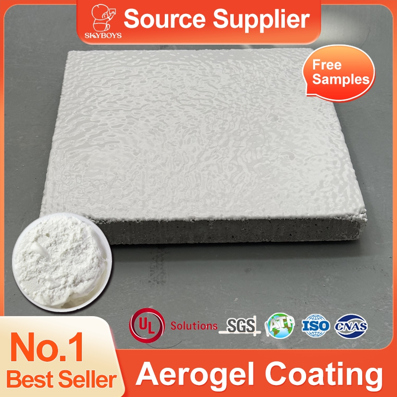 Construction Heat Insulation Silica Aerogel Paint Low Thermal Conductivity Aerogel Coating for Marine Insulation