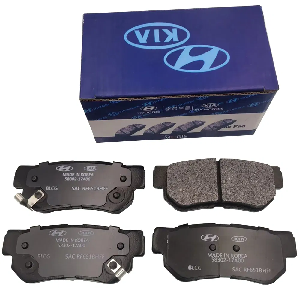 Керамические передние тормозные колодки 58302-17A00 для Hyundai, Toyota, BMW, Chery, Geely, BYD, KIA