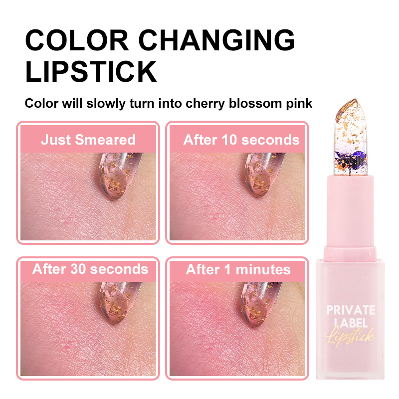 High Quality Organic Flower Lipstick Long Lasting Vegan Wholesale Private Label