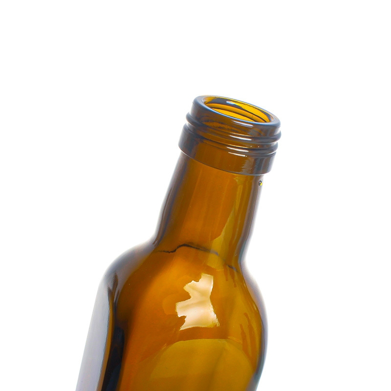 250ml 500ml 750ml 1000ml Empty Marasca Edible Oil Bottle Green Glass Olive Oil Bottle with Lid