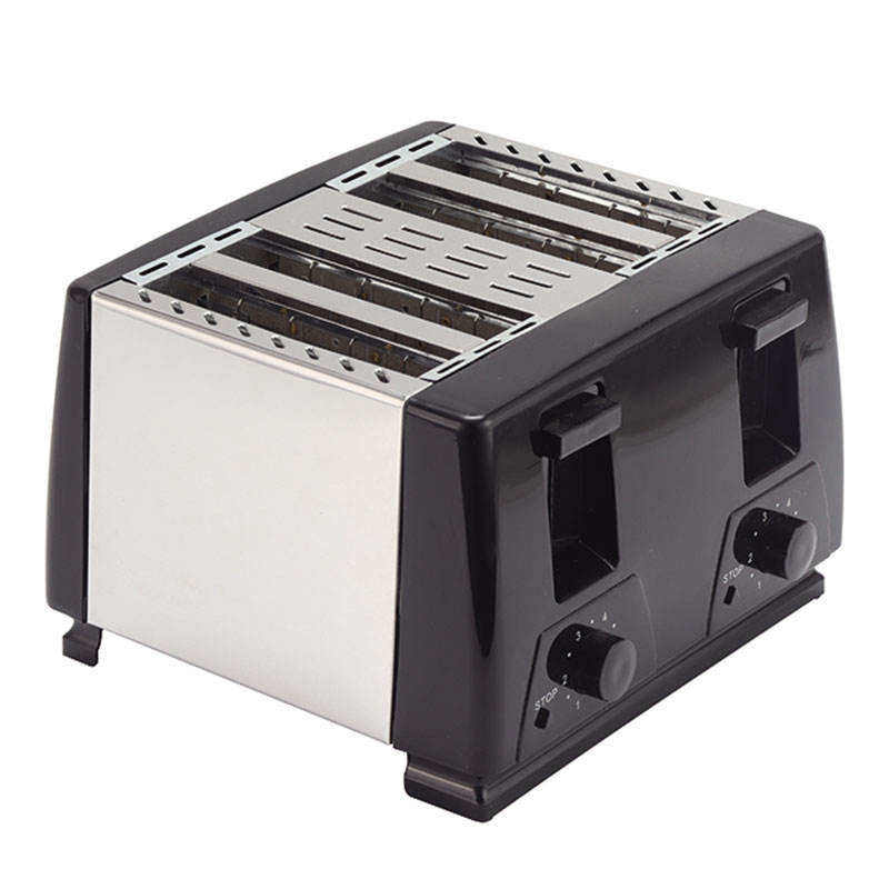 4-Slice Toaster with Adjustable Electronic Timing Control Feature