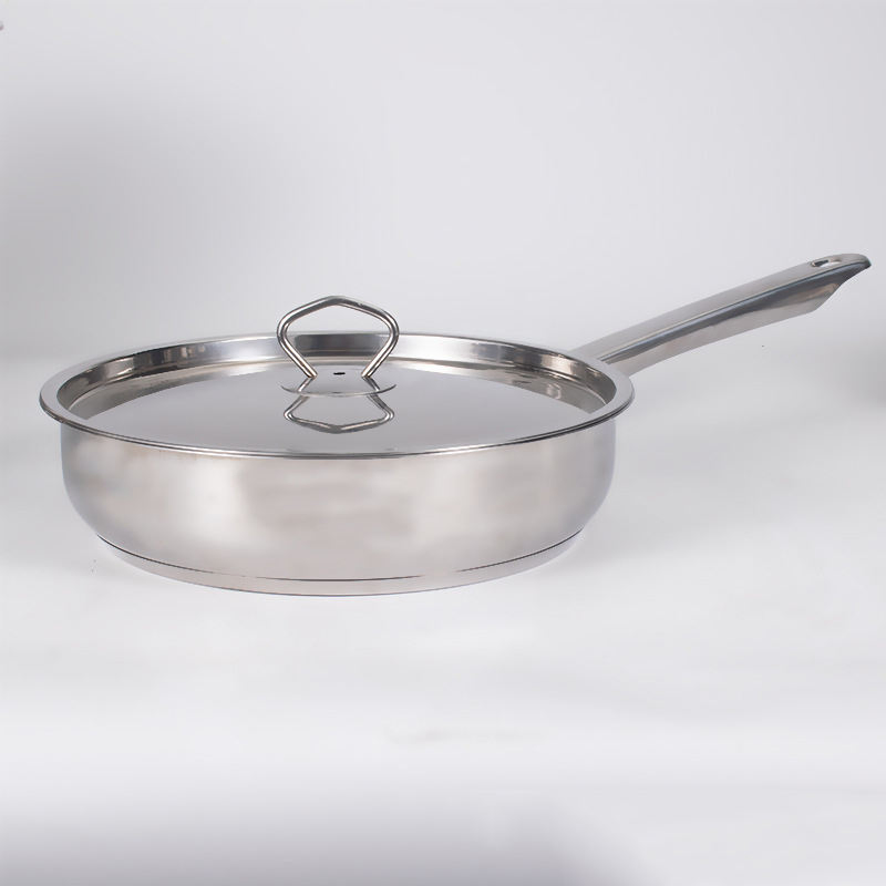 15-Piece Stainless Steel Cookware Set Stay-Cool Handle Kitchen Cooking Pan Pots and Pans Nontoxic Metalpot Set