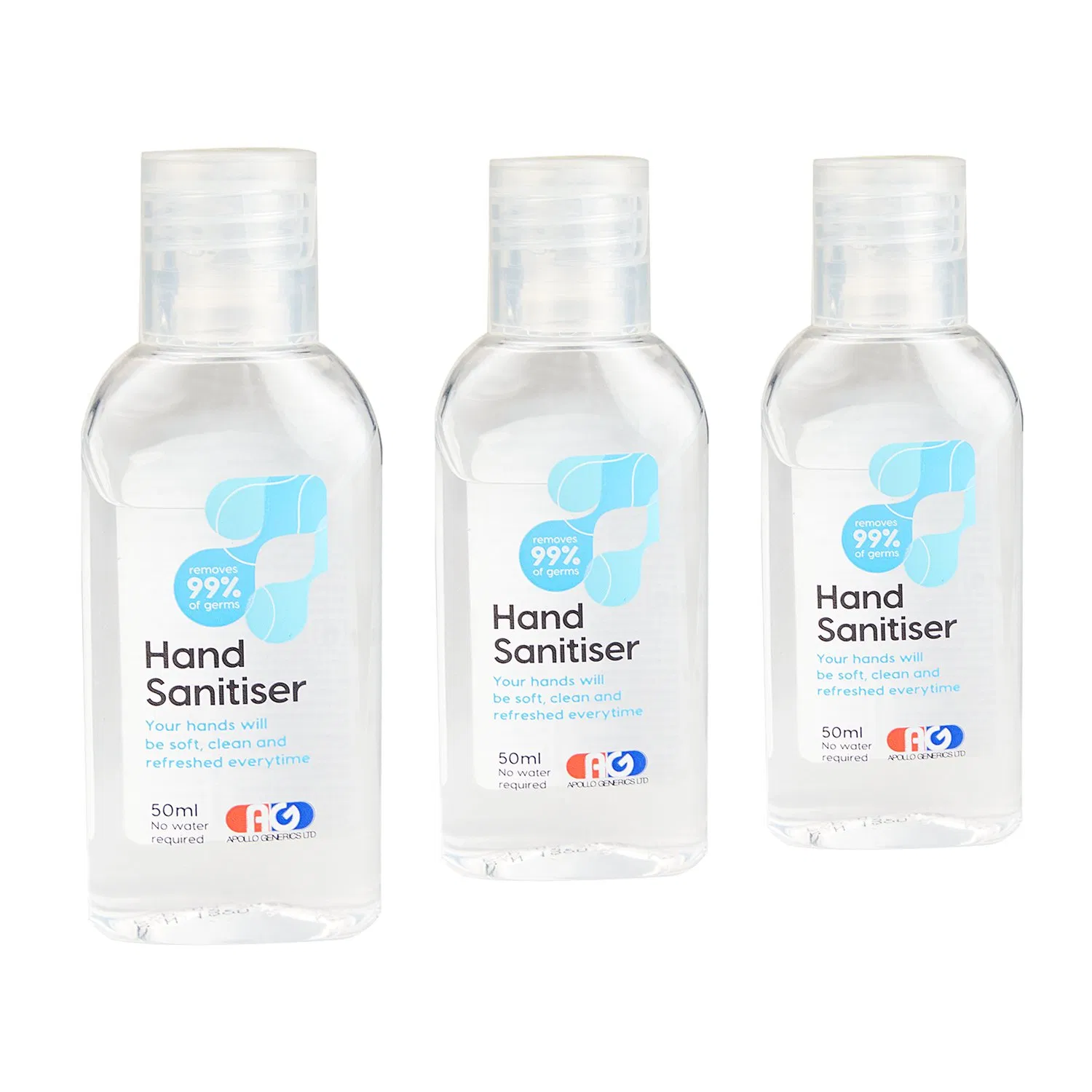 75% Alcohol Instant Waterless Antibacterial Hand Sanitizer Gel