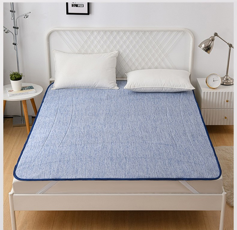 Luxury Cooling Summer Soft Bedding Breathable Sheets 3 Layers Cold Feeling Custom Fitted Sheet