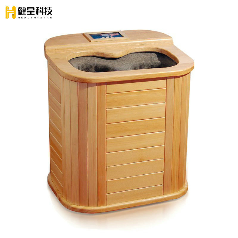 Healthystar Portable Wooden Far Infrared Foot Bucket and Sauna Equipment