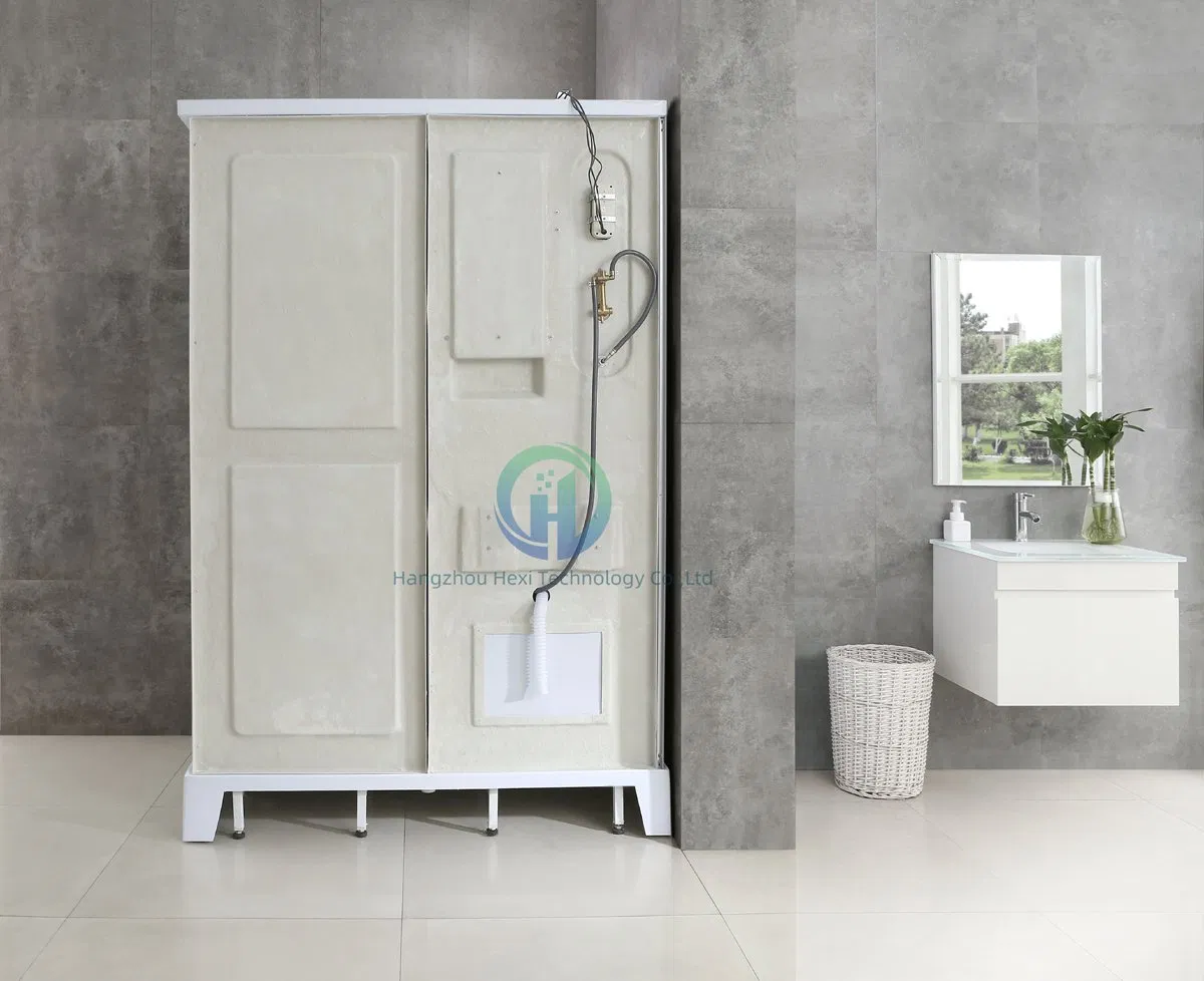 Complete Shower Unit Prefabricated Portable Glass Door Hotel Building Design Modular Luxury Prefab Bathroom Pod with