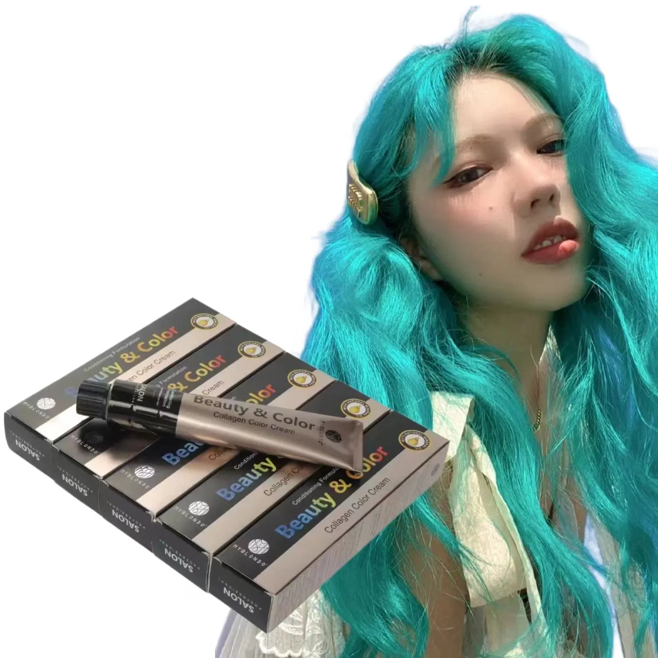 Fast Shipping Professional Color Cream Permanent 68 Colors Non-Damage Shiny Hair Dye Coloring Cream