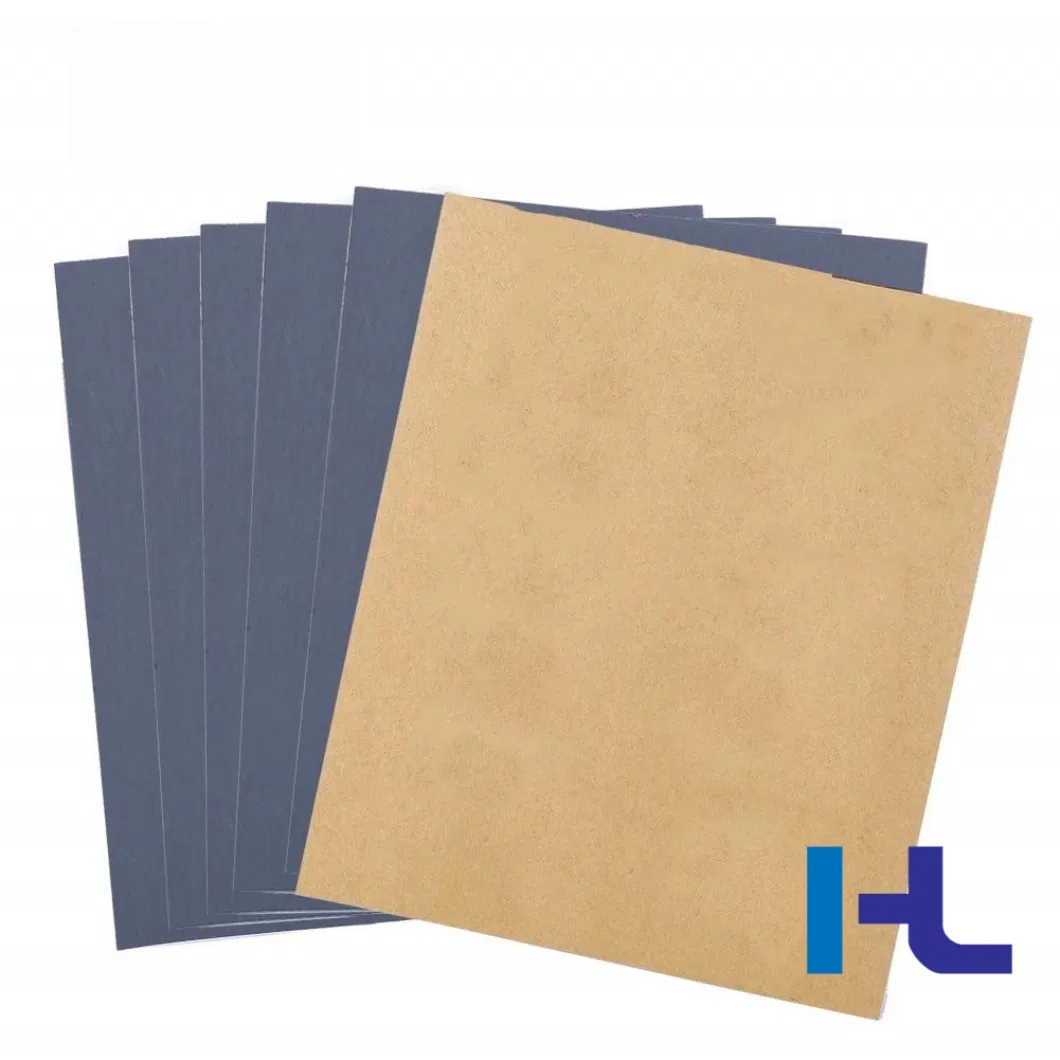 Customized Kraft Paper Backing Brown Corundum Aluminum Oxide Silicon Carbide Waterproof Sanding/Sand Paper for Polishing Wood and Wall