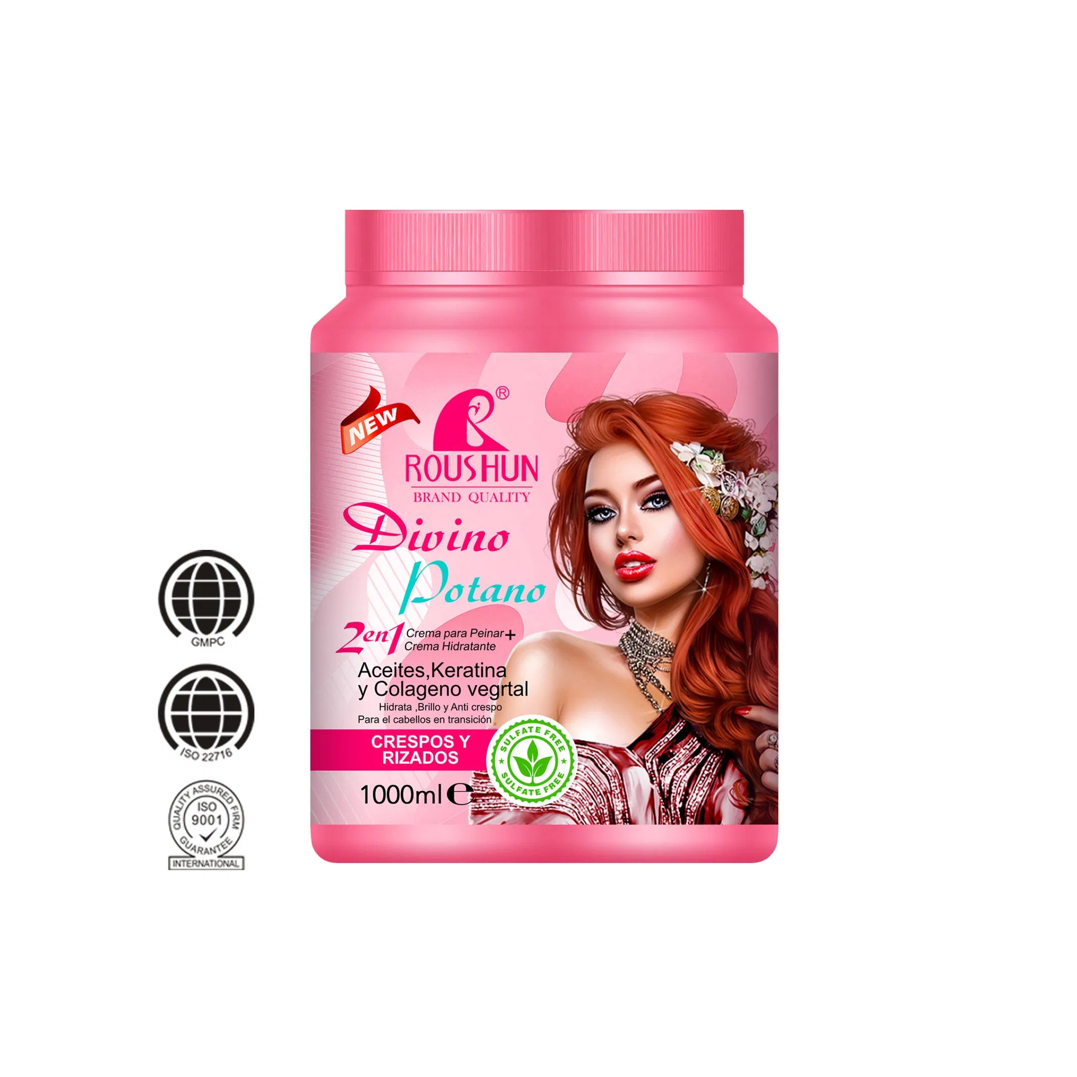 Roushun Pink Hair Treatment: 1-Week Shiny & Frizz-Free Hair