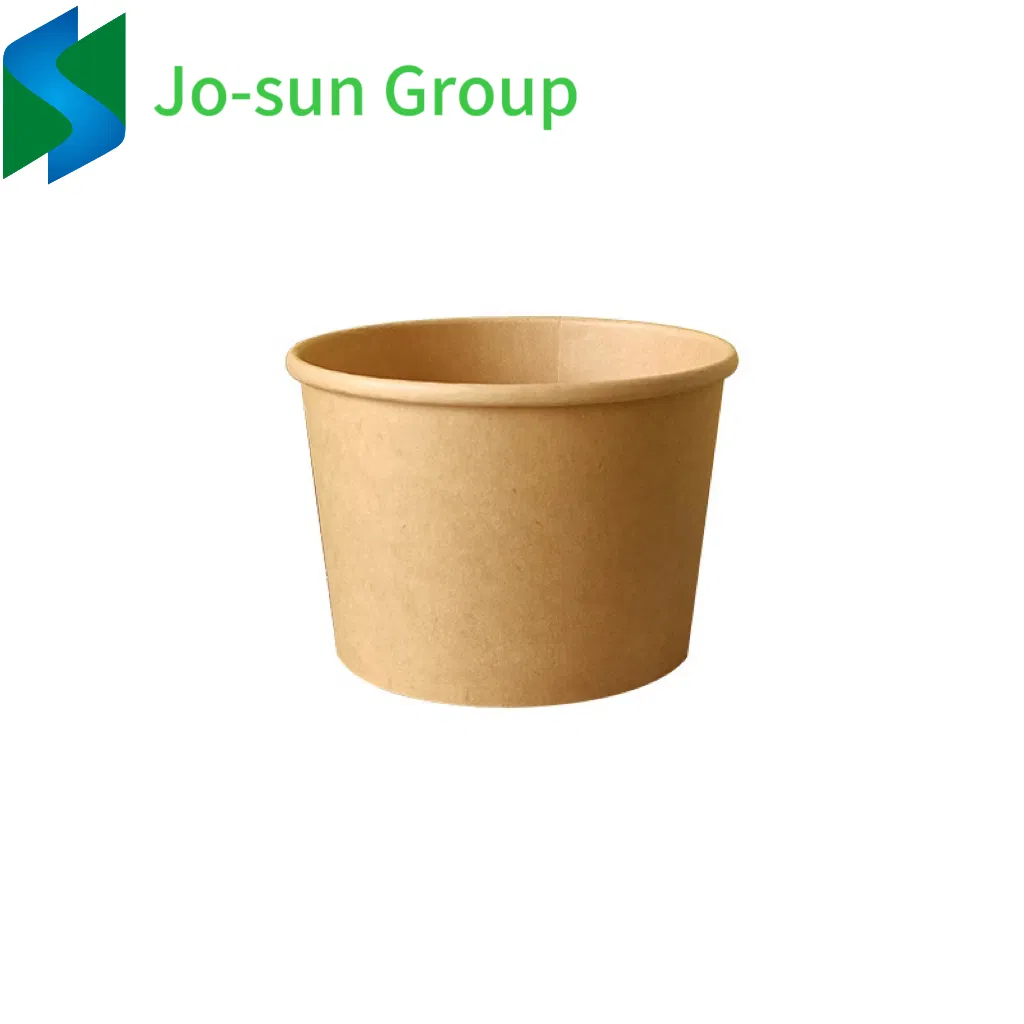 Jo-Sun 8 Oz 12 Oz 16 Oz 32 Oz with Coating Kraft Brown Bucket with Lids