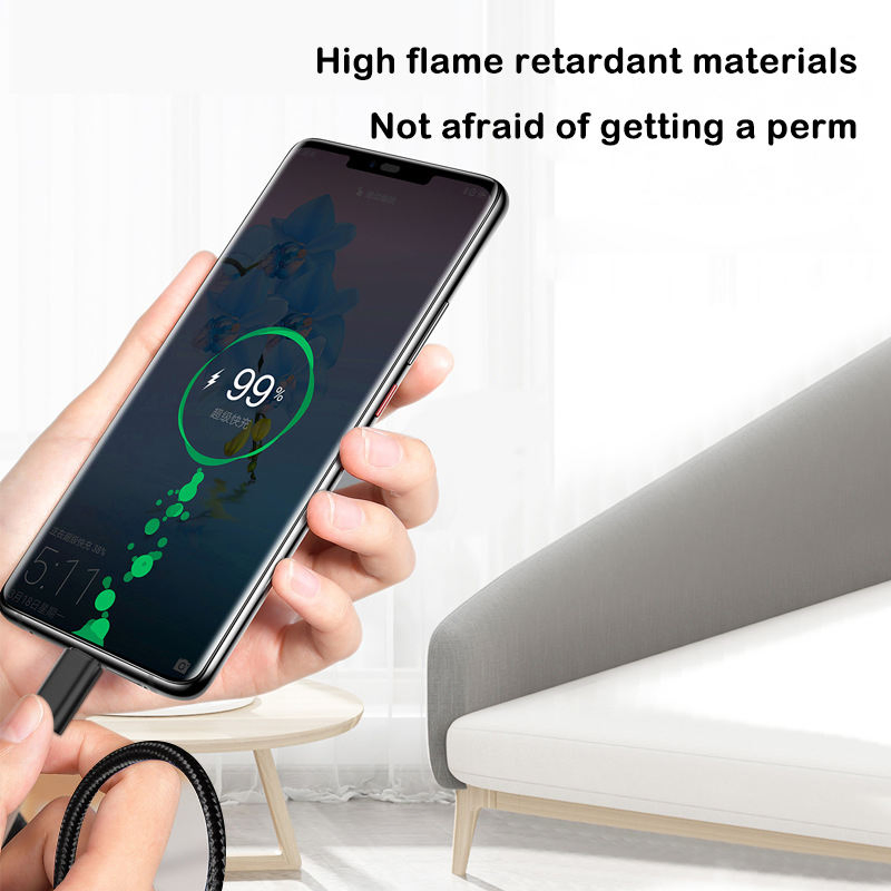 Кабель USB Type-C 1м для быстрой зарядки телефона