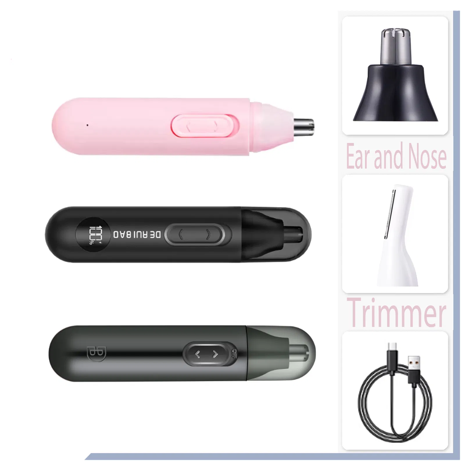 High-Performance Dual-Head Precision Ear and Nose Trimmer
