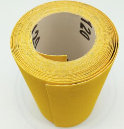 115mmx50m White Corundum Sandpaper Roll for Wood, Painting, Manicure, Pedicure.