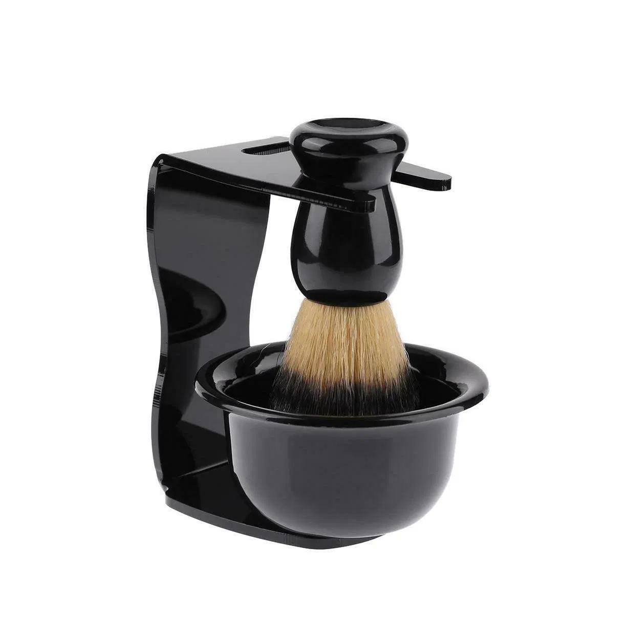 2025 Best Selling Wood Shaving Brush & Bowl Set Custom Logo Brush