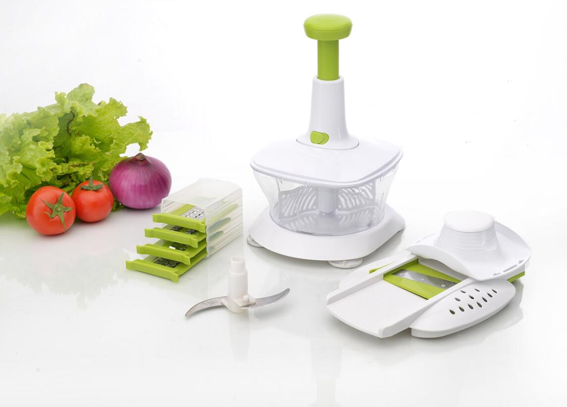 7 in 1 Multi-Functional Food Processor Salad Chopper, Slicer and Grater