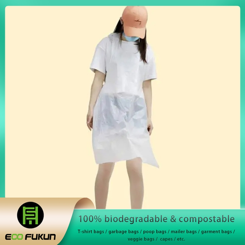 Biodegradable Apron, Plant-Based Disposable Compostable Apron