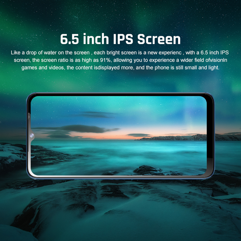 Смартфон Android 6.56 дюйма, 4G, 5000 мАч, 3+32 ГБ