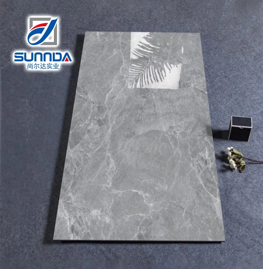 Factory High Quality Glossy Finished Polished Porcelain Marble Look Glazed Floor Tile