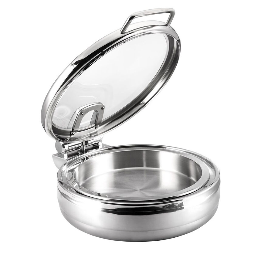 Restaurant Chafing Dish Round Food Warmer with Lid Chaffing Dish Buffet Food Warmer