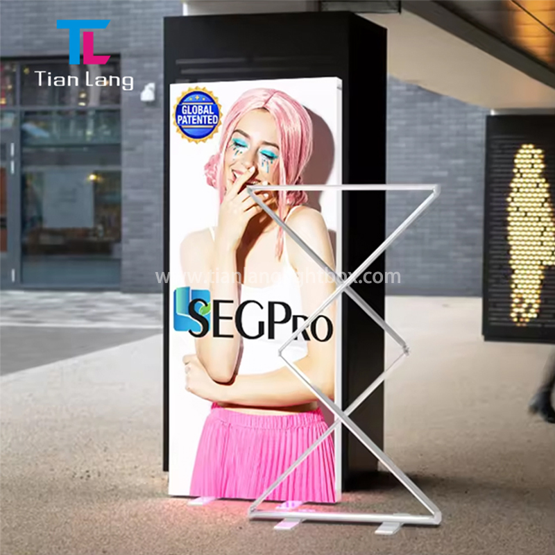Tianlang Advertising Seg Exhibition Pop up Display LED Light Box Displays