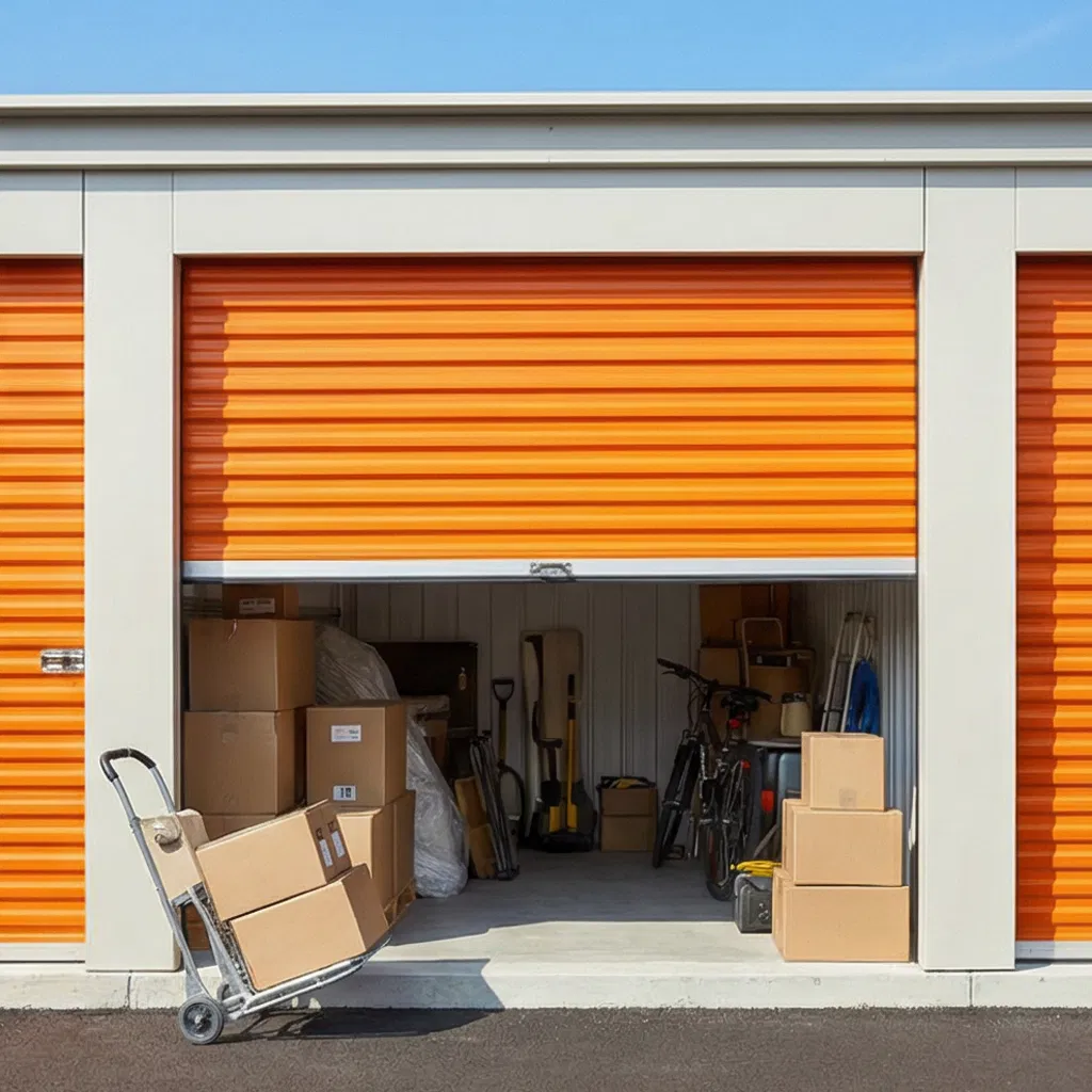 Smart Self Storage Unit with Integrated Inventory Management Options