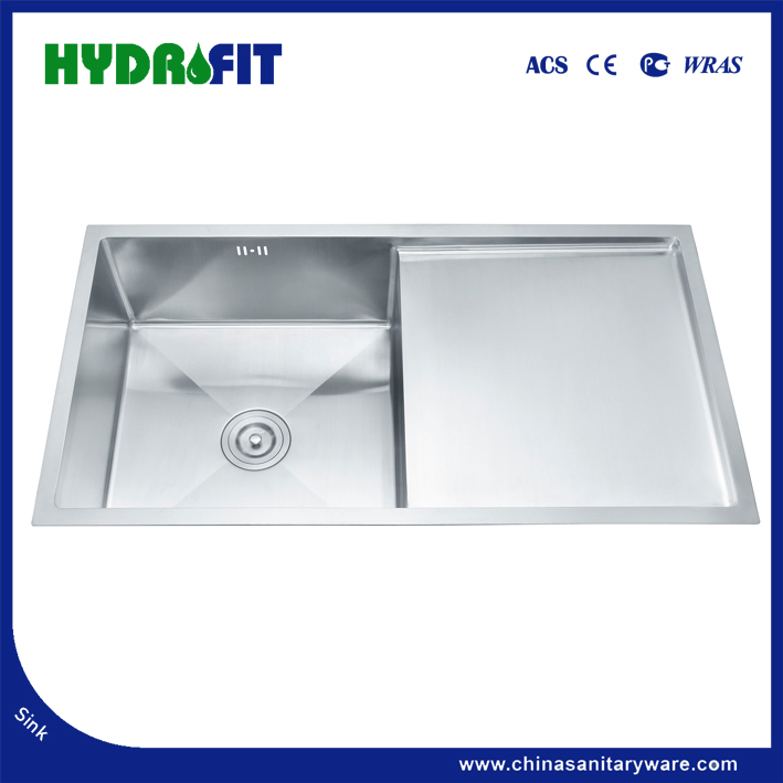 Factory Manufacture Factory Kitchen 201/304 Stainless Steel Sink Handmade Sink Wholesale OEM/ODM