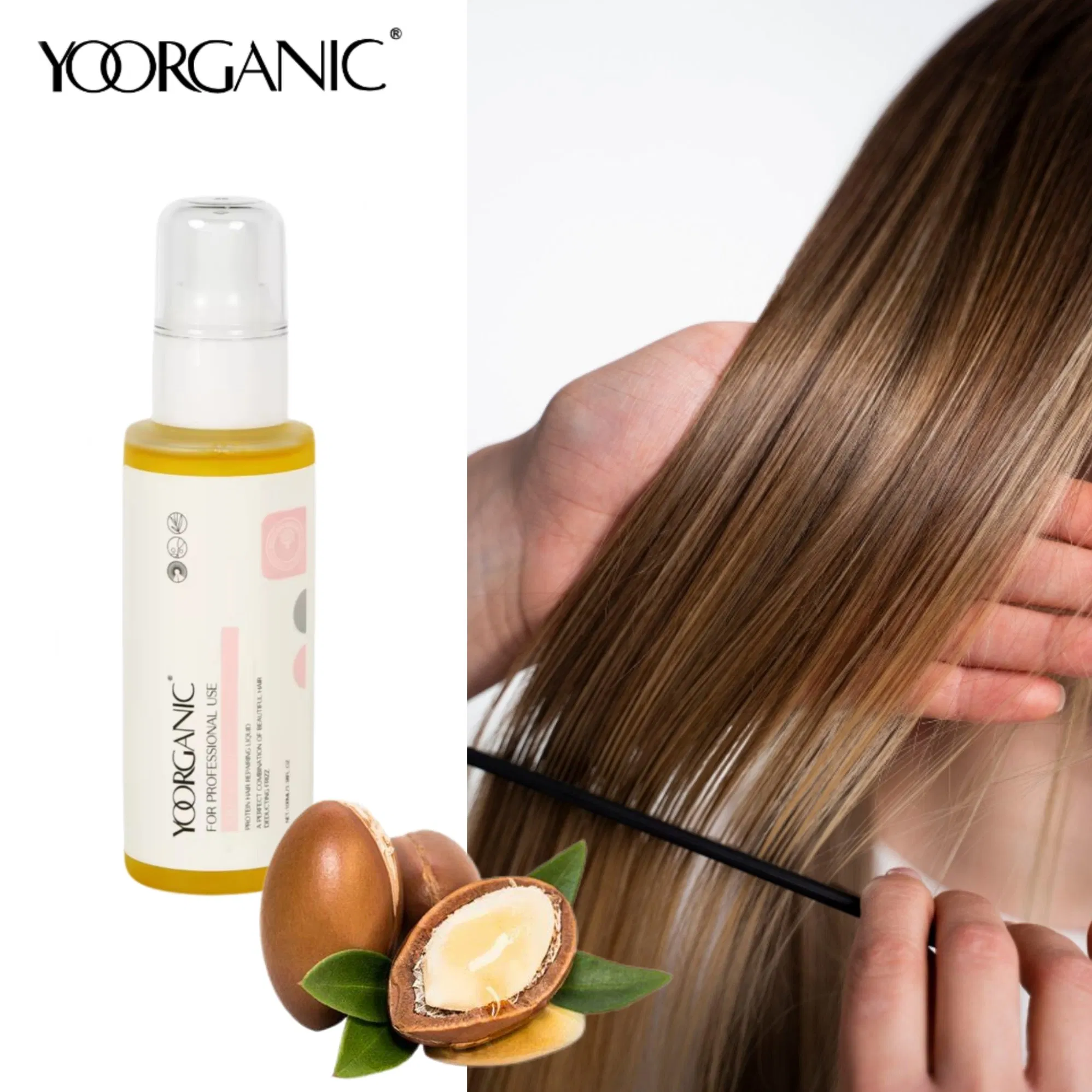 Organic Smooth Argan Oil for Damage Hair Hair Serum Oil for Professional Use