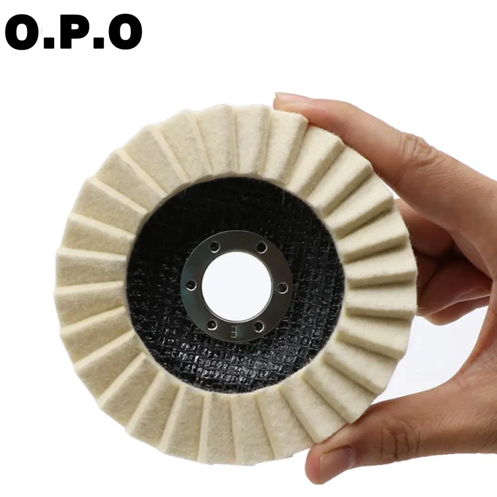 High Density Wool Felt Polishing Wheel Wool Polishing Flap Wheel Glass Polishing Wool Felt Wheel