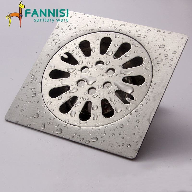 Дренаж для ванной комнаты, напольный, нержавеющая сталь