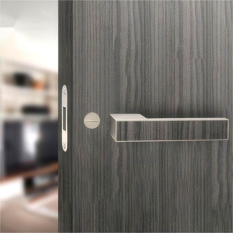 Silent Ecological Door Lock Handle Bedroom Door Handle Wooden Door Handle with Lock