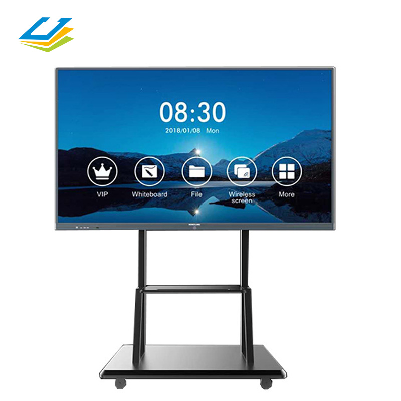 85 Inch 4K Ultra Wide TV Screen Multi Touch Digital Infrared Kiosk Teaching Interactive Whiteboard