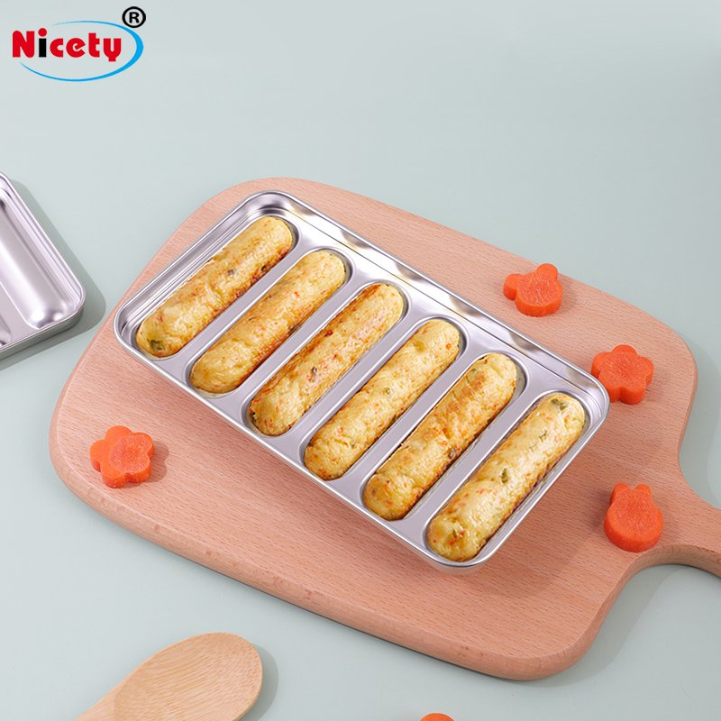 New Design Matte Surface Homemade Camping Stainless Steel Sausage Mould Hot Dog Making for Kids
