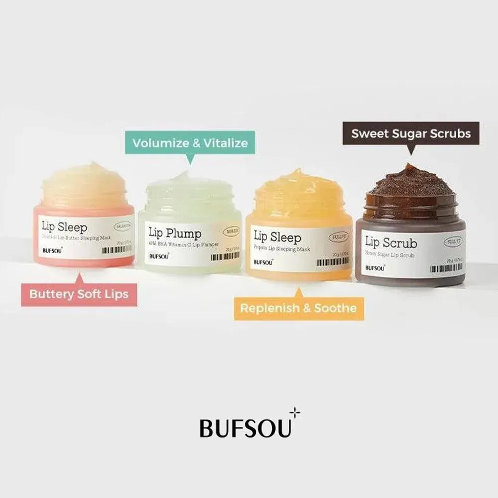 Private Label Vegan Organic Vitamin C Fruit Natural Shea Butter Lip Balm Chapstick Nourish Hydrate Lip Sleeping Mask