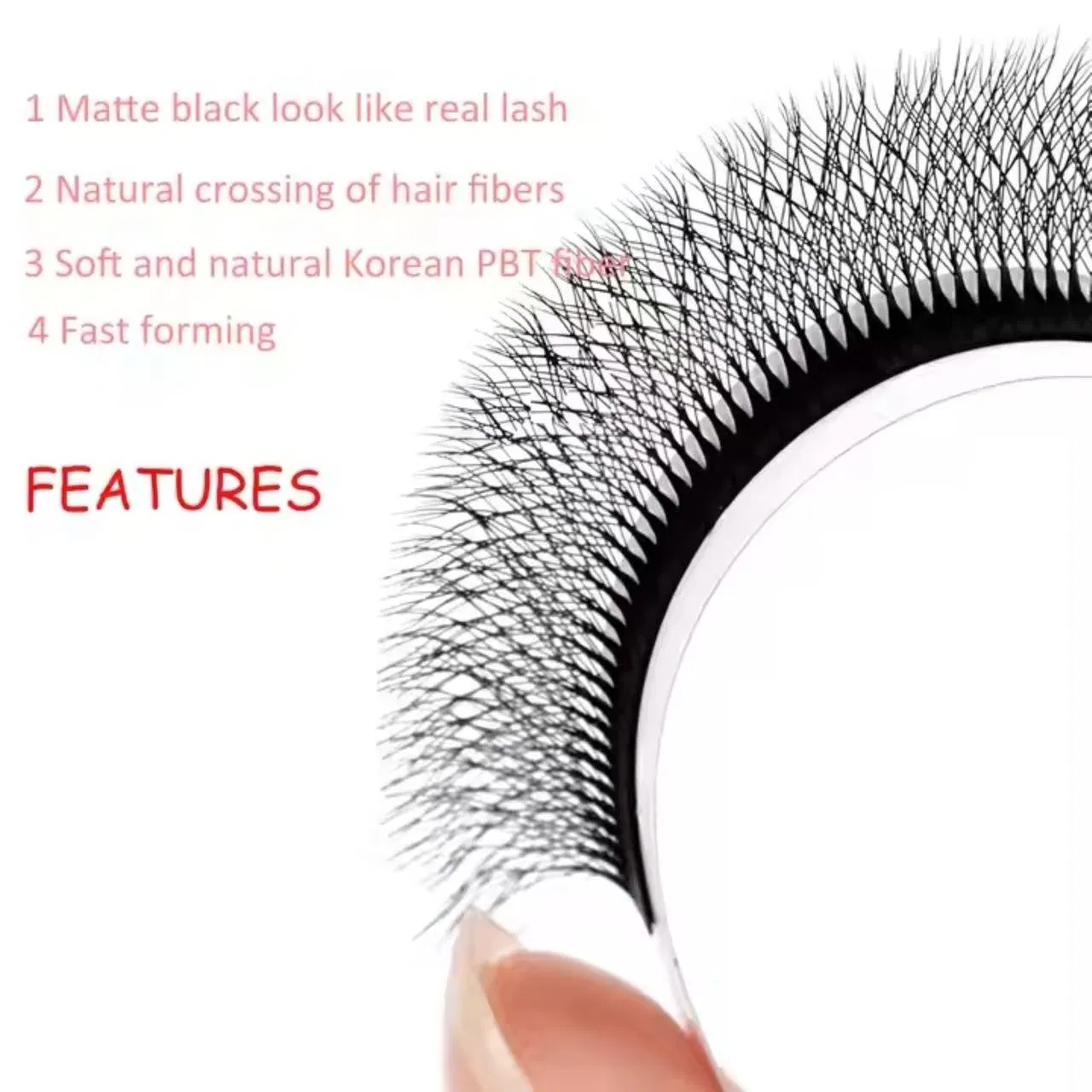 W Shaped Clover Eyelash Extension 3dw 4dw 5dw 6dw 0.05 0.07