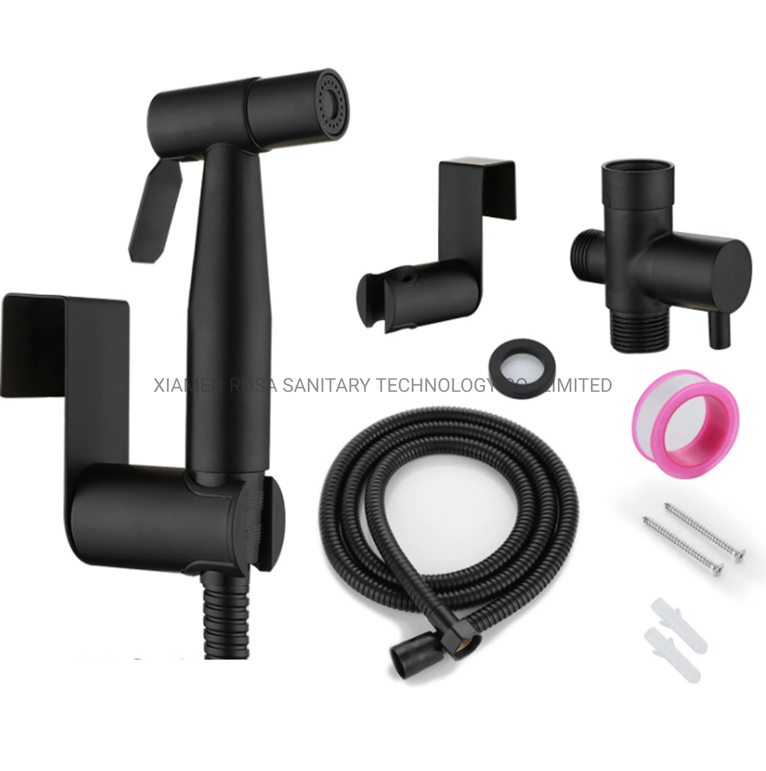 Amazon Hot Sales Stainless Steel 304 Bidet Spray Hand Matte Black Chrome