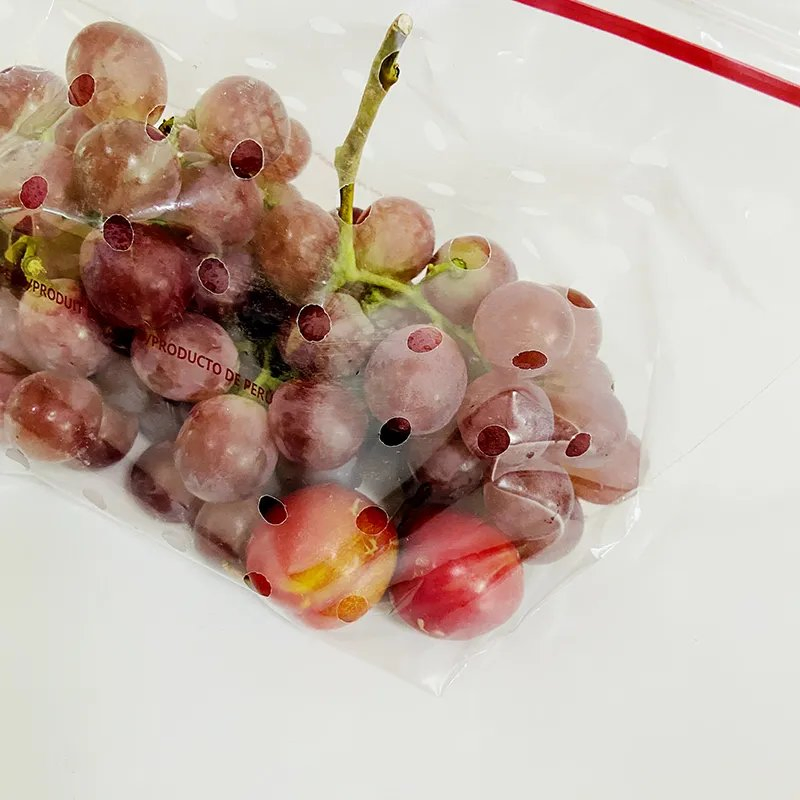 Пакет для винограда с ручкой и замком-молнией