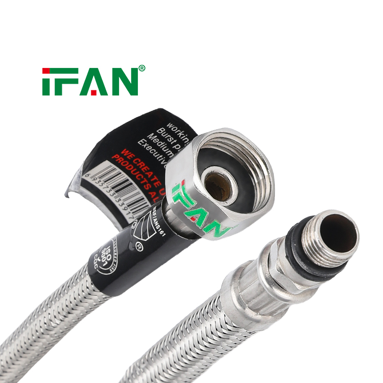 Ifan High Quality Plumbing Hose 30cm 40cm 50cm 60cm Bathrooms Accessories Braided Flexible Hose