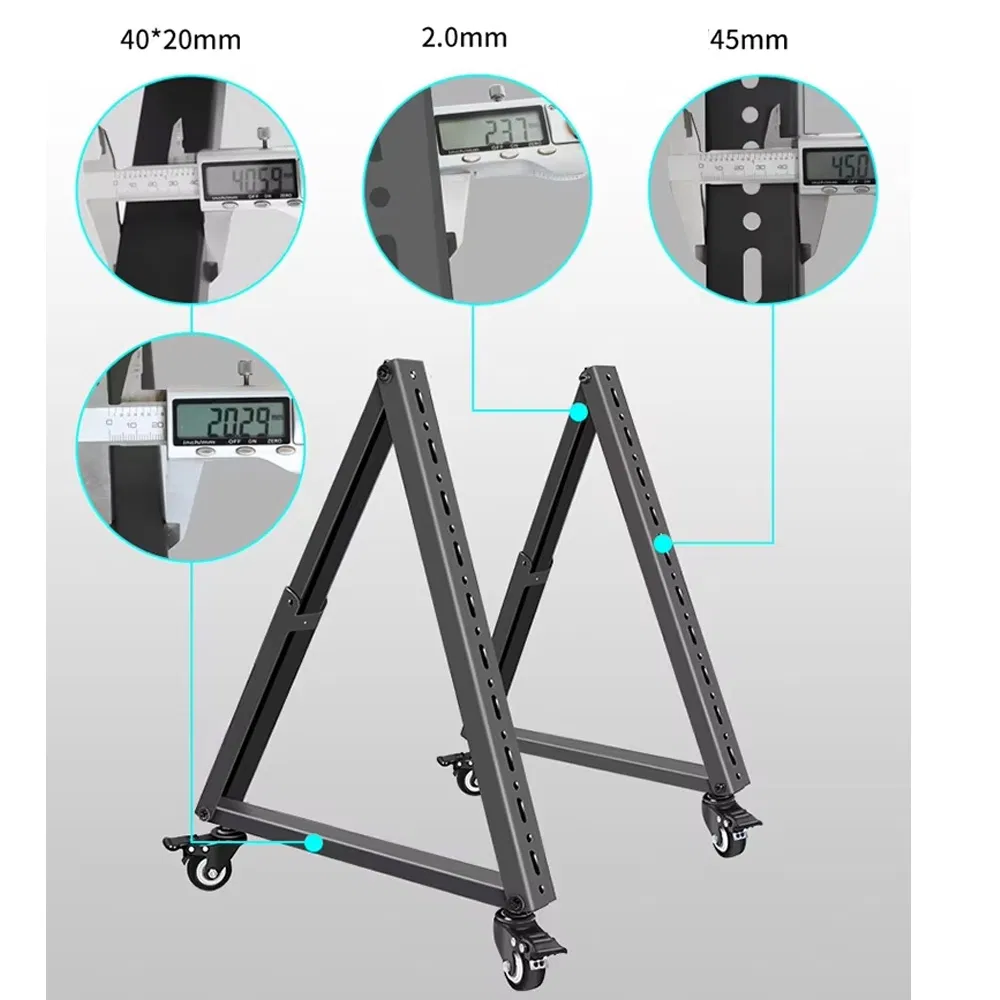 OEM Mobile TV Cart with Rolling Mount for 32-70 Inch LED
