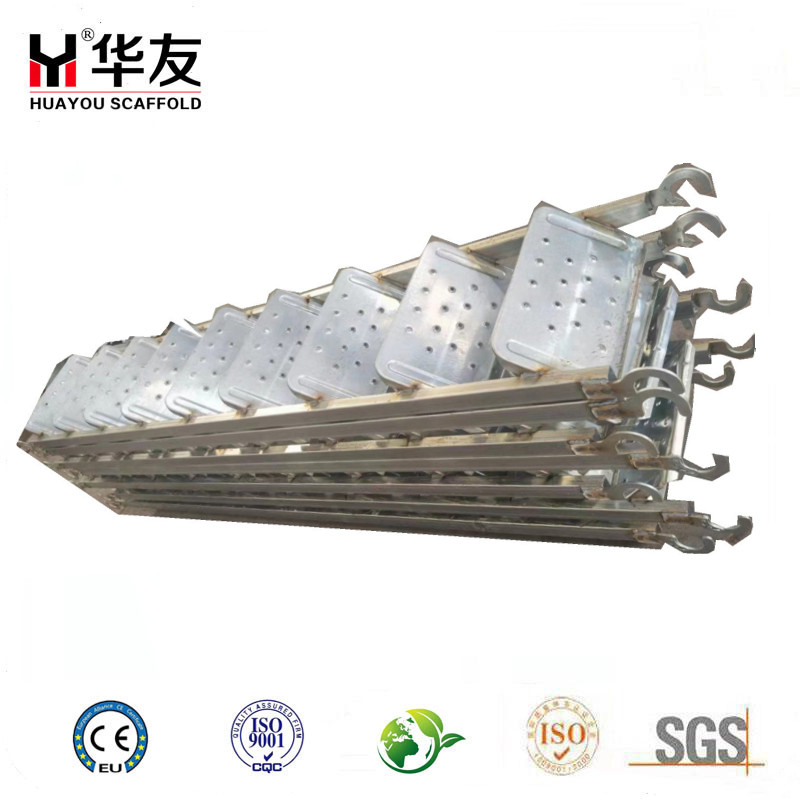 Galvanized Mobile Climbing Tower Staircase Scaffold Steel Ladder for Modular Scaffolding System