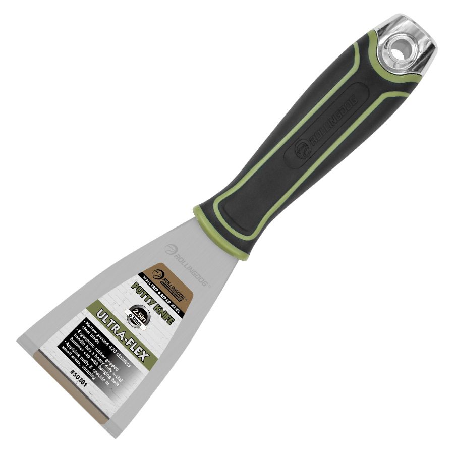 Rolingdog-Elite 50381 Stainless Steel 2.5 Inch Putty Knife Ultra -Flex