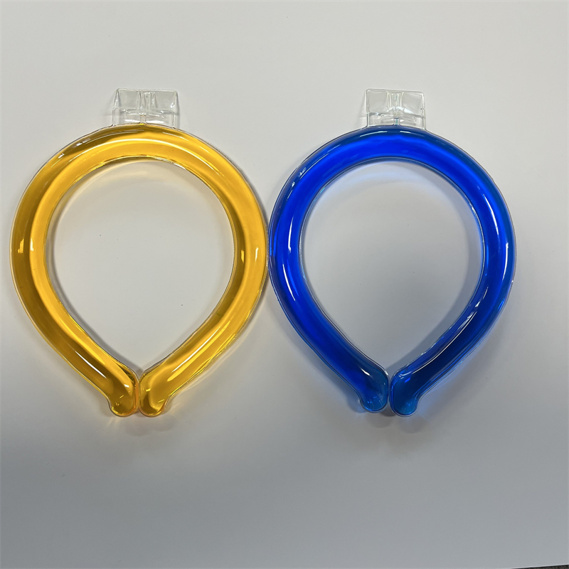 Wholesale Cooling Neck Tube Portable PCM Neck Ice Ring Cooling Tube Cooler Wrap