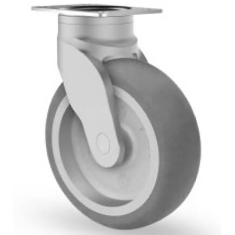 100mm and 125mm Plastic Casters with Plain Bearing