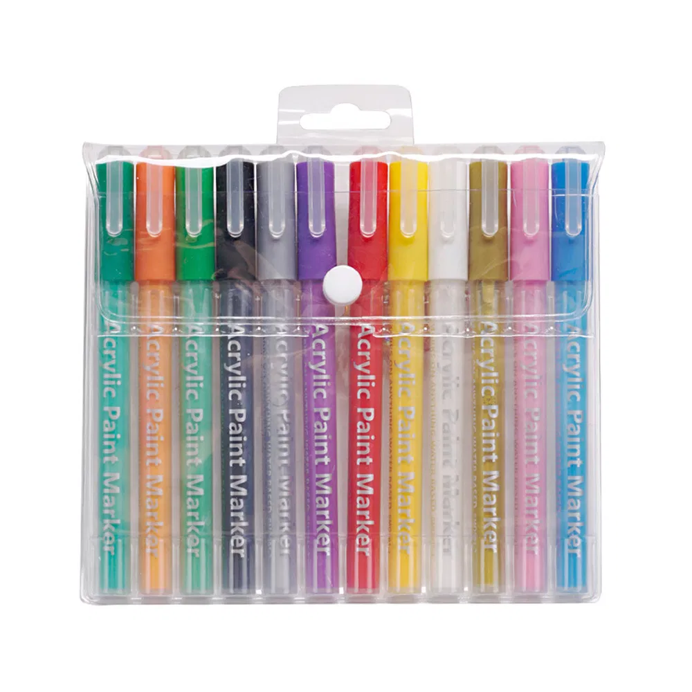 Waterproof Art Drawing Painting Nail Graffiti Acrylic Water Based Marker Quick Drying Permanent Pen
