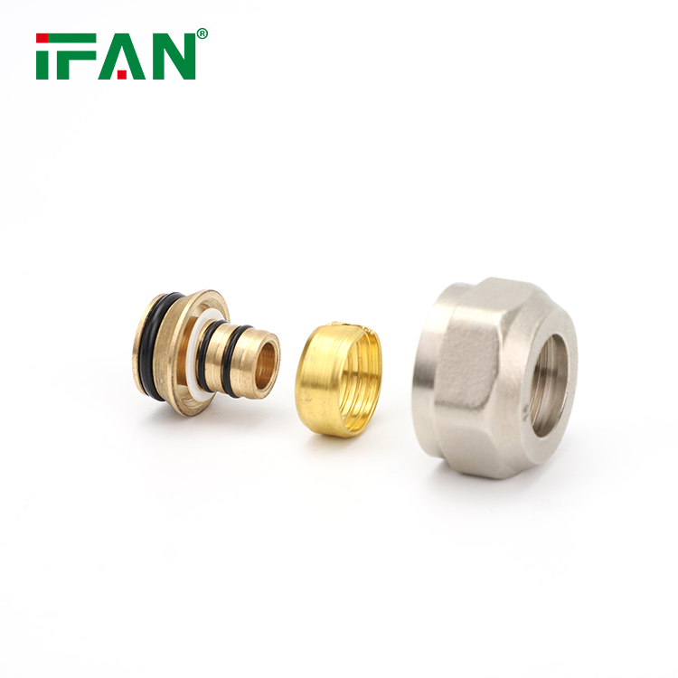 Ifan Long Service Life Quick Coupler Connector Adapter AC HVAC Brass Manifold Eurocone Adapter
