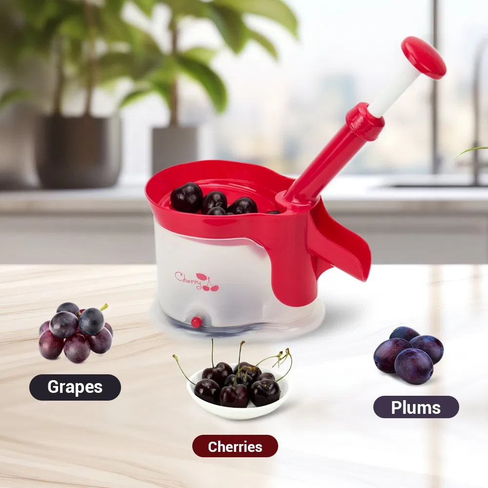 Plastic Manual Cherry Corer High Quality Fruit Peeler Olive Pitter Tool