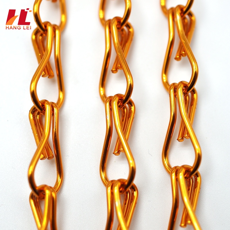 Galvanized Carbon Steel Double Wire Weave Mesh with Hook for Building Decorative Screen