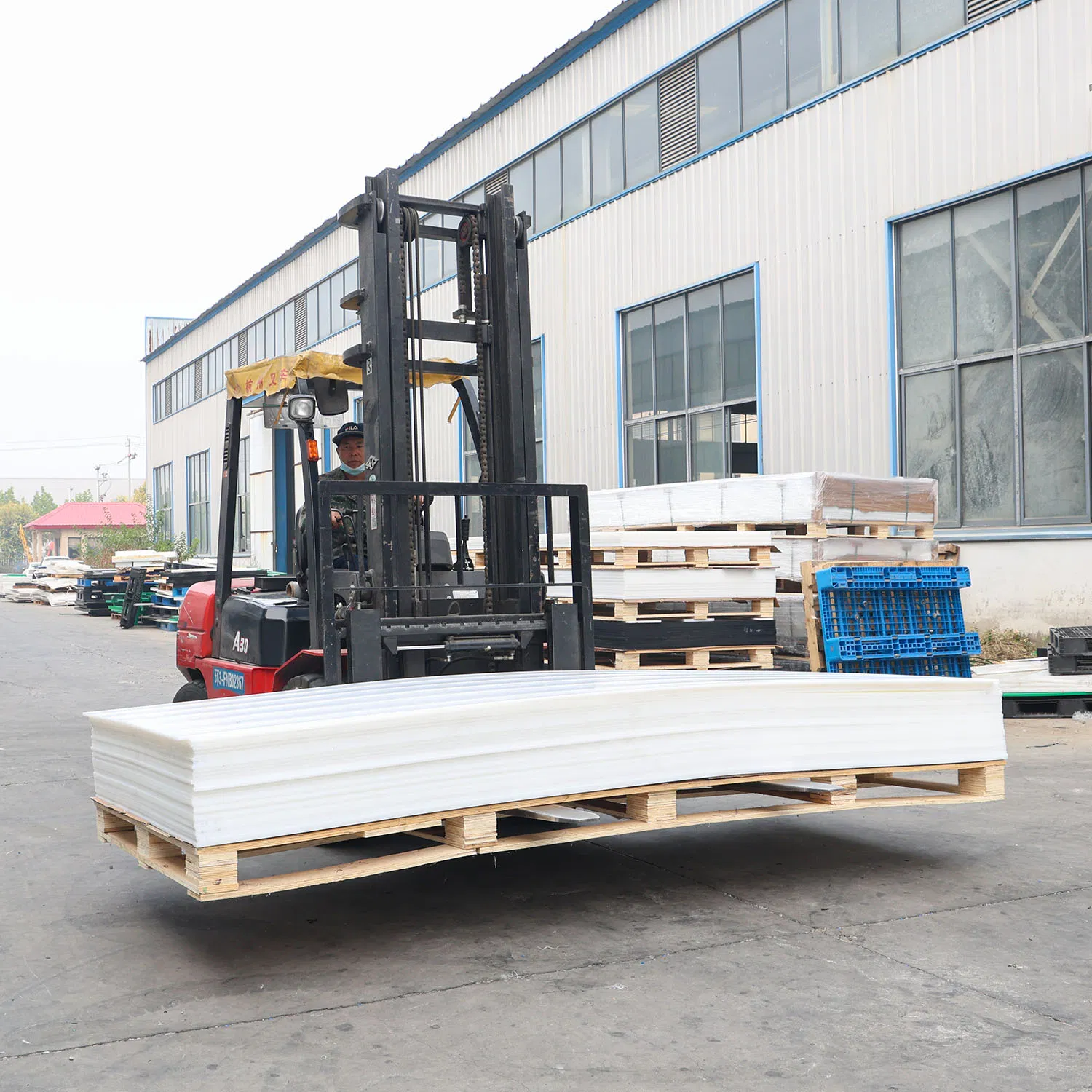 Pressed Molded Colored Anti UV Thick UHMW PE Sheet PE1000 Plastic Sheet
